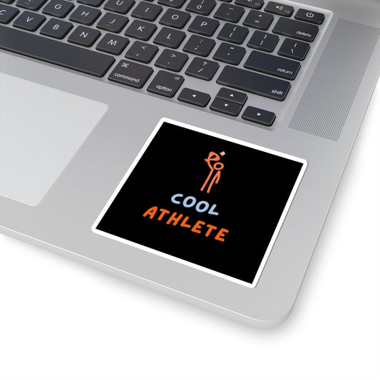 Cool Athlete Kiss-Cut Sticker — Sporty Motivational Decal