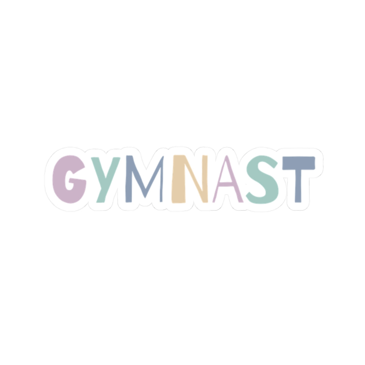Gymnast Logo Sticker