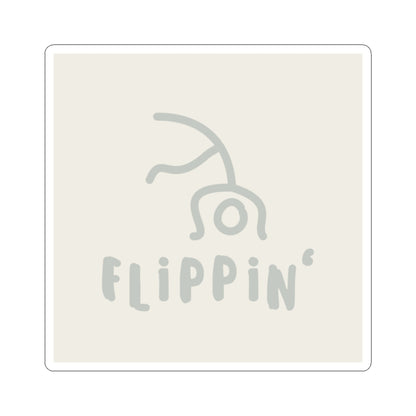 Flippin' Cartwheel Sticker - Green