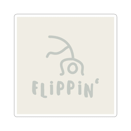 Flippin' Cartwheel Sticker - Green
