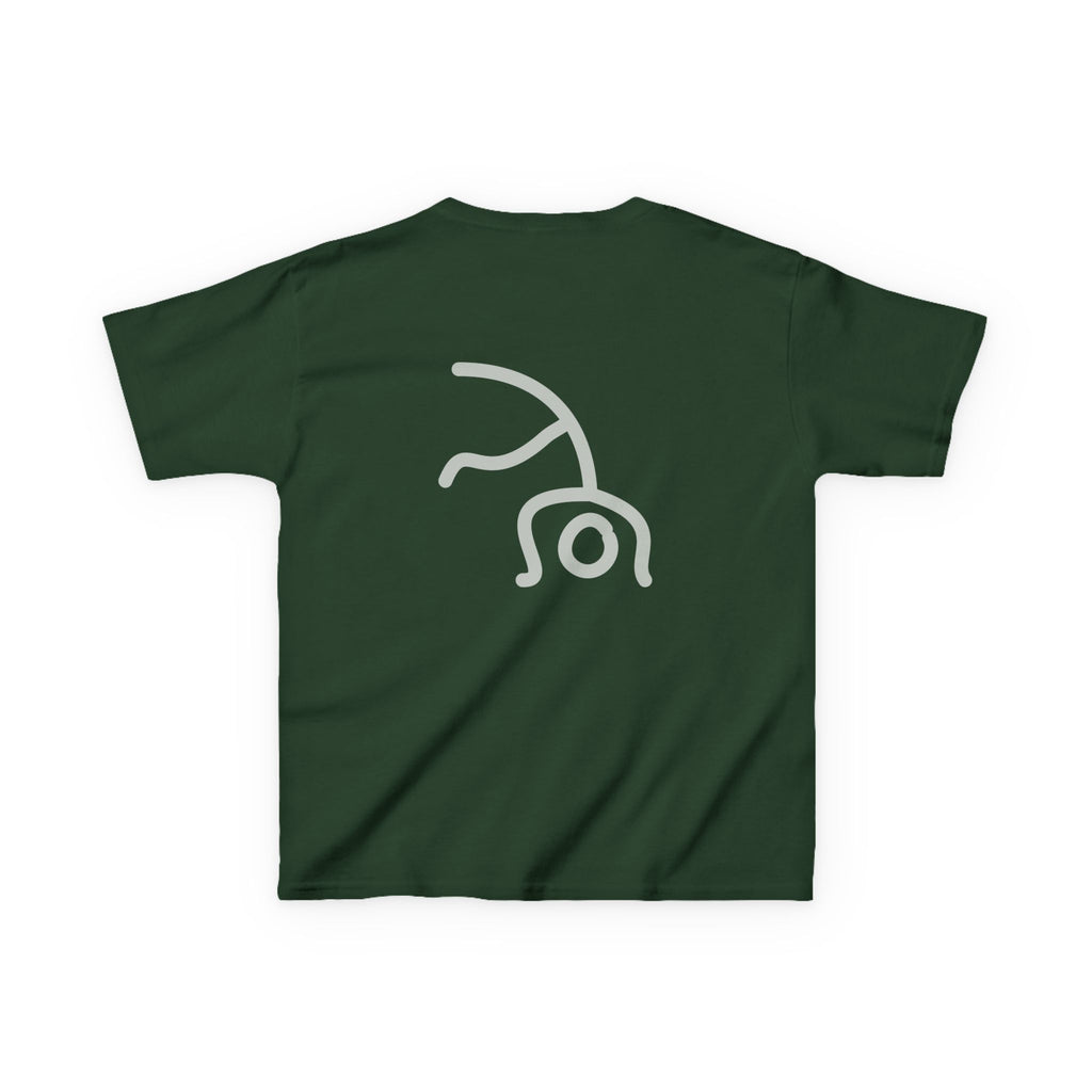 Flippin' Cartwheel - Green - Kids Tee