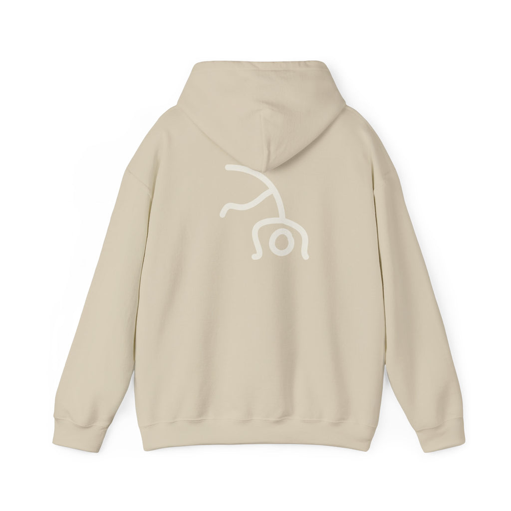 Flippin' Cartwheel - Beige - Adult Hoodie